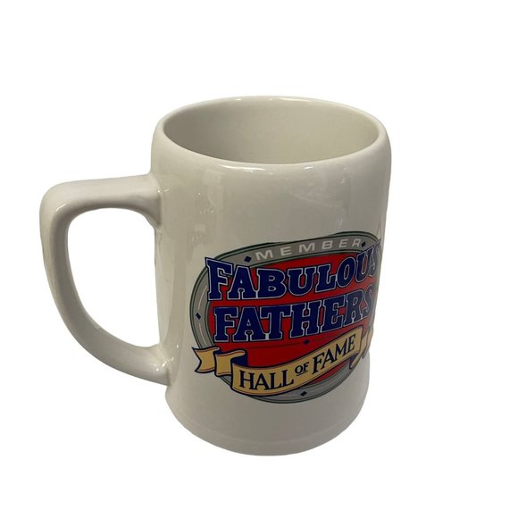 Vintage Collectible Hallmark Big Smile Stein Coffee Mug Cup Fabulous Fathers - Picture 4 of 5